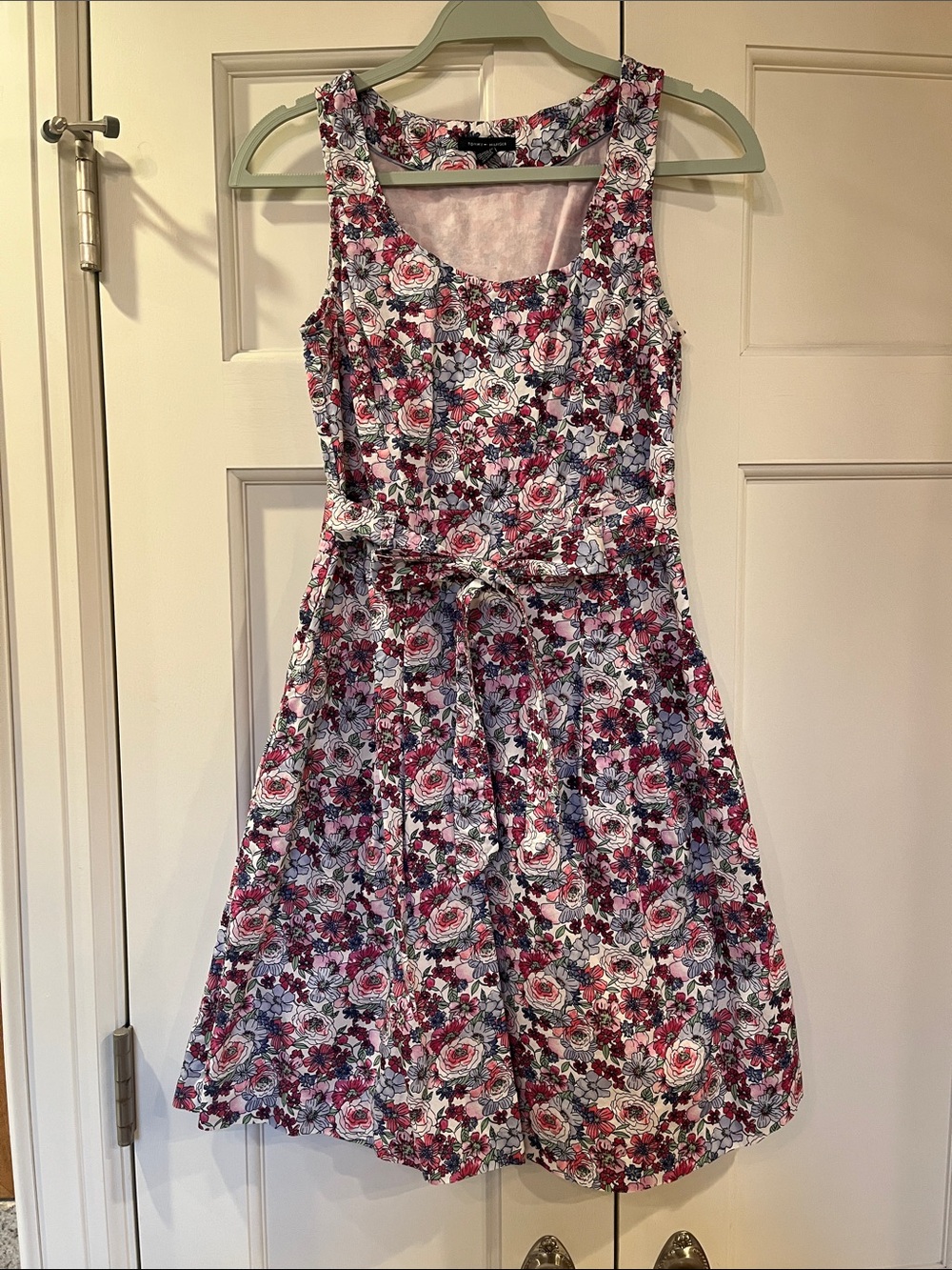 Tommy Hilfiger Women’s Floral Belted Dress - Pink Multi